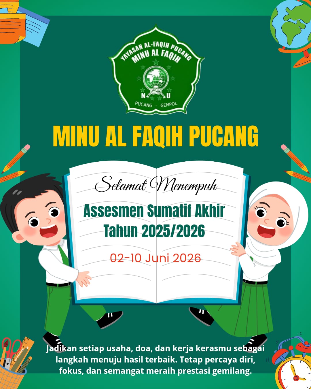 📚 Semangat Menghadapi Asesmen Sumatif Akhir Tahun 2025/2026 📚